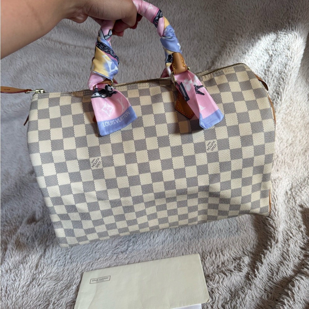 Louis Vuitton Damier Azur Speedy 35 - Picture 6 of 16